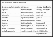 Sources and Search Methods.