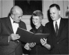 Figure 7. . Walter Bauer, Rebecca Lancefield, and Maclyn McCarty at the Rockefeller Institute.