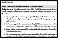 Sample Policy 5a.