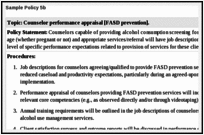 Sample Policy 5b.