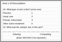 Arm 1 of Description.