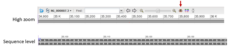 Sequence track