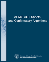 Cover of ACMG ACT Sheets and Algorithms