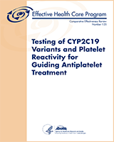 Cover of Testing of CYP2C19 Variants and Platelet Reactivity for Guiding Antiplatelet Treatment