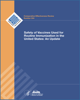 Cover of Safety of Vaccines Used for Routine Immunization in the United States: An Update