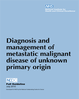 Cover of Diagnosis and Management of Metastatic Malignant Disease of Unknown Primary Origin
