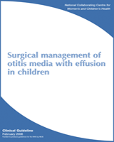 Cover of Surgical Management of Otitis Media with Effusion in Children
