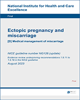 Cover of Medical management of miscarriage