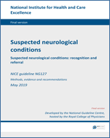 Cover of Suspected neurological conditions