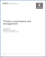 Cover of Tinnitus: assessment and management