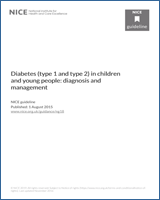 Cover of Diabetes (type 1 and type 2) in children and young people: diagnosis and management