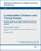 Cover of Interventions to support learning needs for school-aged looked-after children and young people