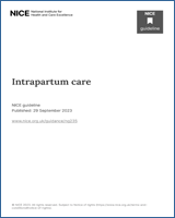 Cover of Intrapartum care