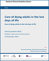 Cover of Care of Dying Adults in the Last Days of Life