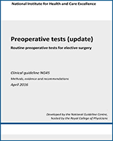 Cover of Preoperative Tests (Update)