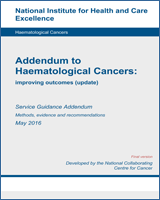 Cover of Addendum to Haematological Cancers