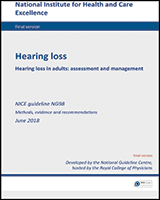 Cover of Hearing loss in adults