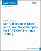 Cover of Self-Collection of Nose and Throat Swab Samples for SARS-CoV-2 Antigen Testing