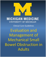 Cover of Evaluation and Management of Mechanical Small Bowel Obstruction in Adults