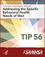 Cover of Addressing the Specific Behavioral Health Needs of Men