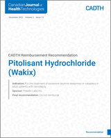 Cover of Pitolisant Hydrochloride (Wakix)