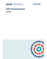 Cover of Health Technology Assessment