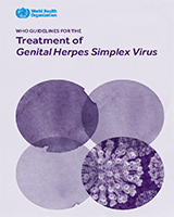 Cover of WHO Guidelines for the Treatment of Genital Herpes Simplex Virus
