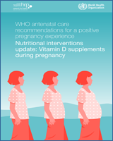 Cover of WHO antenatal care recommendations for a positive pregnancy experience