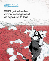 Cover of WHO guideline for clinical management of exposure to lead