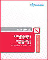 Cover of Consolidated Strategic Information Guidelines for HIV in the Health Sector