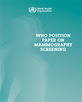 Cover of WHO Position Paper on Mammography Screening