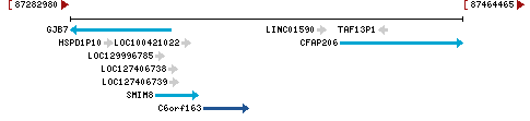 Genomic Context describing neighboring genes